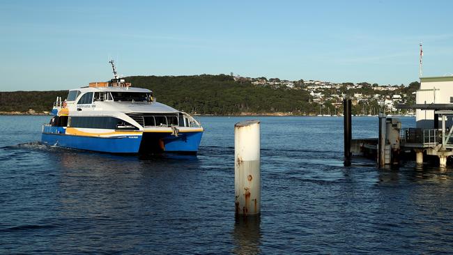 The Manly Fast Ferry currently transports passengers to Circular Quay. Picture: Cameron Spencer