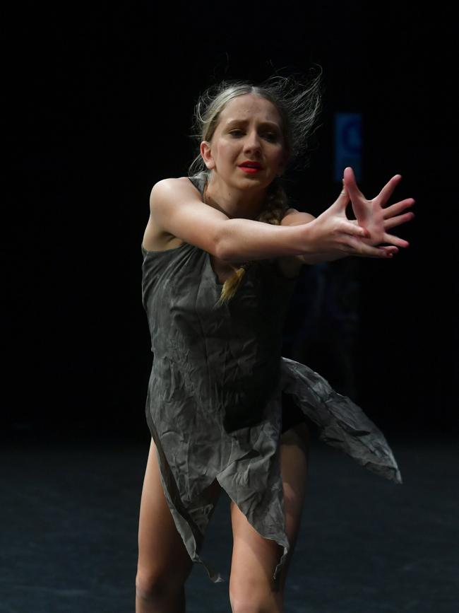 Townsville Eisteddfod. Modern Dance. Age 15. Mikaylah Wilson. Slow Tempo Solo. Elisabeth Nelson. Picture: Evan Morgan