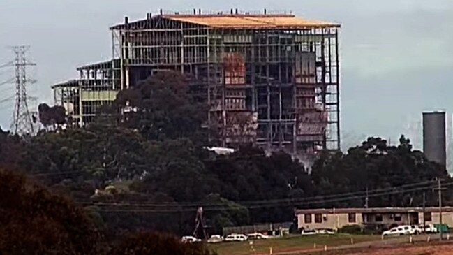 Hazelwood Power Station’s last remaining boiler house.