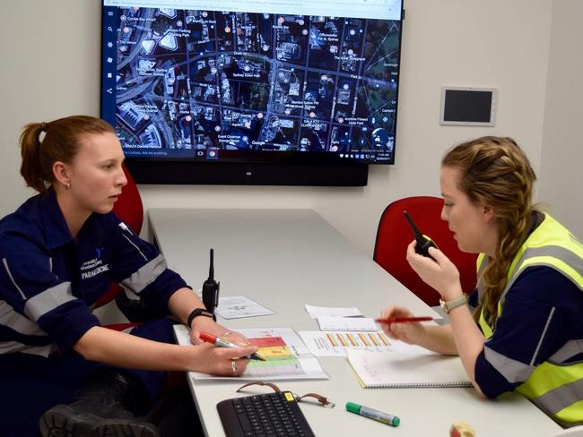 Hand’s on! The immersive training room at University of Western Sydney. 