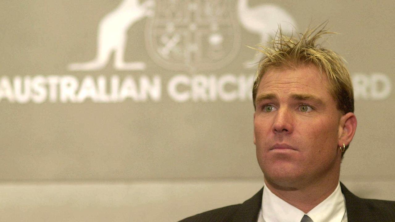 Warne was in 2003 banned for a year after testing positive to banned diuretic drugs.
