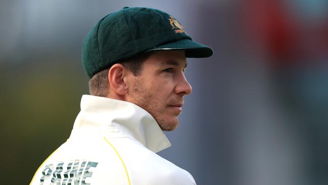 Australia's Tim Paine during day five of the fourth Ashes Test at Emirates Old Trafford, Manchester. (Photo by Mike Egerton/PA Images via Getty Images)