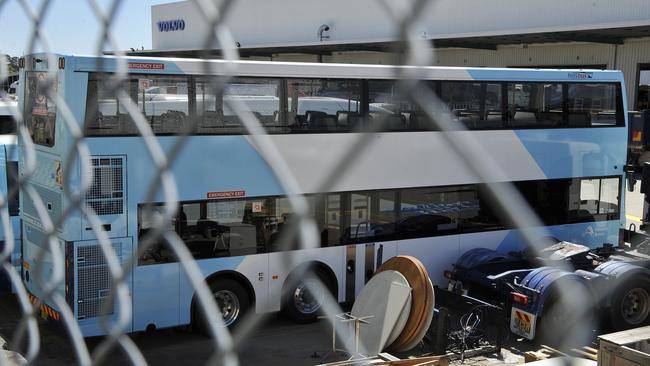 Double decker buses for the Hills sat unused for a period last year because they exceeded Australian axle load limits in Australia.