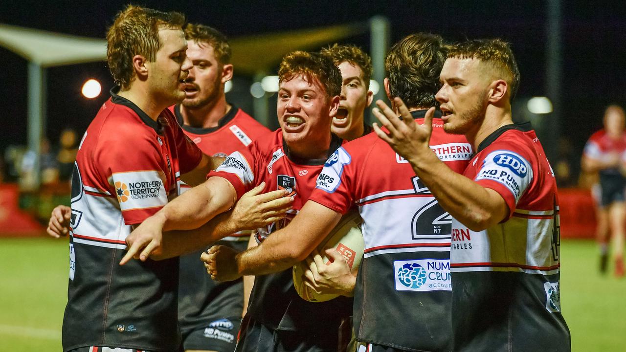 Nathan Dixon as the Litchfield Bears take on Northern Sharks in the 2023 NRL NT grand final. Picture: Pema Tamang Pakhrin