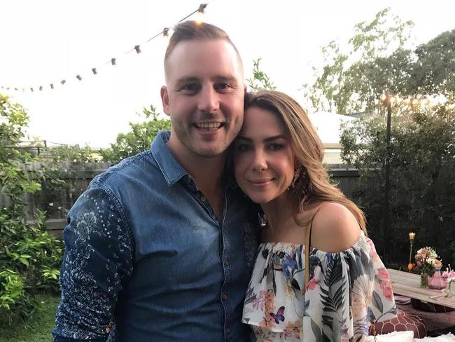 Kate Ritchie and husband Stuart Webb. Picture Instagram