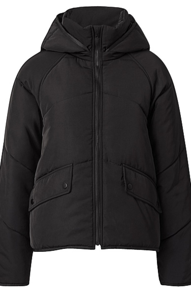 Missguided Ski Reversible Puffer Jacket in Black