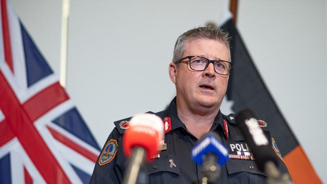 NT Police Commissioner Jamie Chalker. Picture: Che Chorley