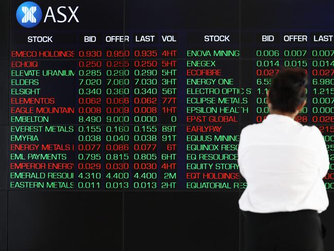 7/2/25: The Australian stock exchange in Sydney. John Feder/The Australian.