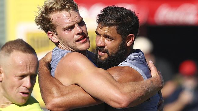 Jack Watts and Paddy Ryder were standouts for the Power. Picture: Sarah Reed