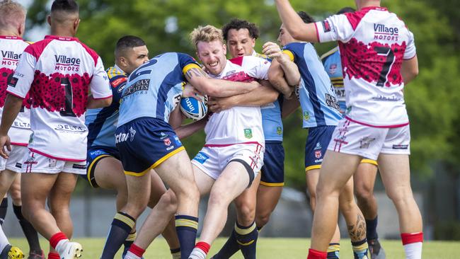 The Redcliffe Dolphins are already firmly entrenched in rugby league in Brisbane. Picture: AAP Image/Richard Walker