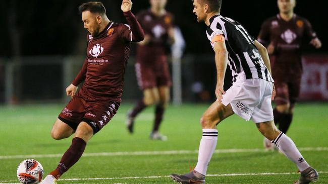 Ben Everson scored FC Bulleen Lions’ winner from the penalty spot. Picture: Michael Dodge (Getty)