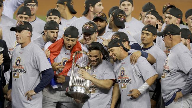 The Houston Astros won the World Series in 2017.