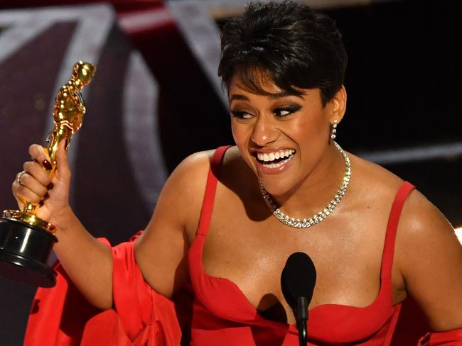 Best Supporting Actress winner Ariana DeBose. Picture: AFP