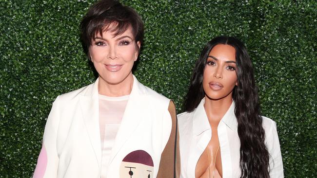 Kris Jenner (left) was able to be tested for coronavirus despite not having any symptoms. Picture: Christopher Polk/Getty