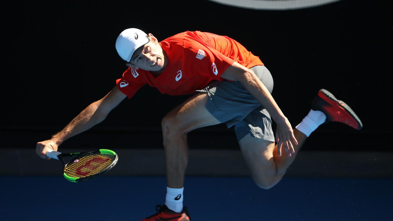 Alex de Minaur is back on day three. Picture: Michael Klein