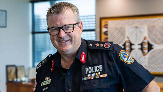 Northern Territory Police Commissioner Jamie Chalker..