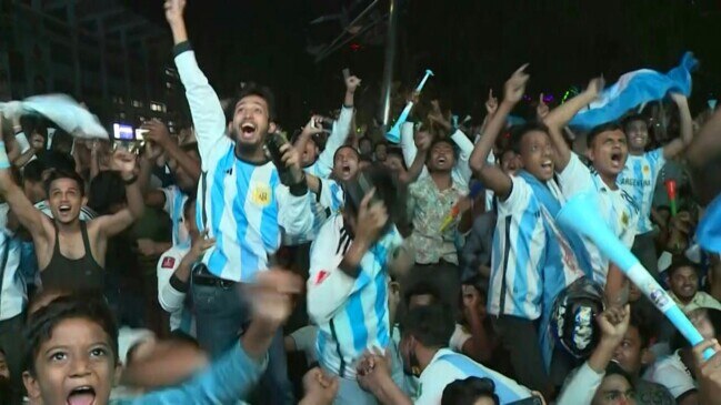 Thousands in Bangladesh cheer Argentina World Cup win