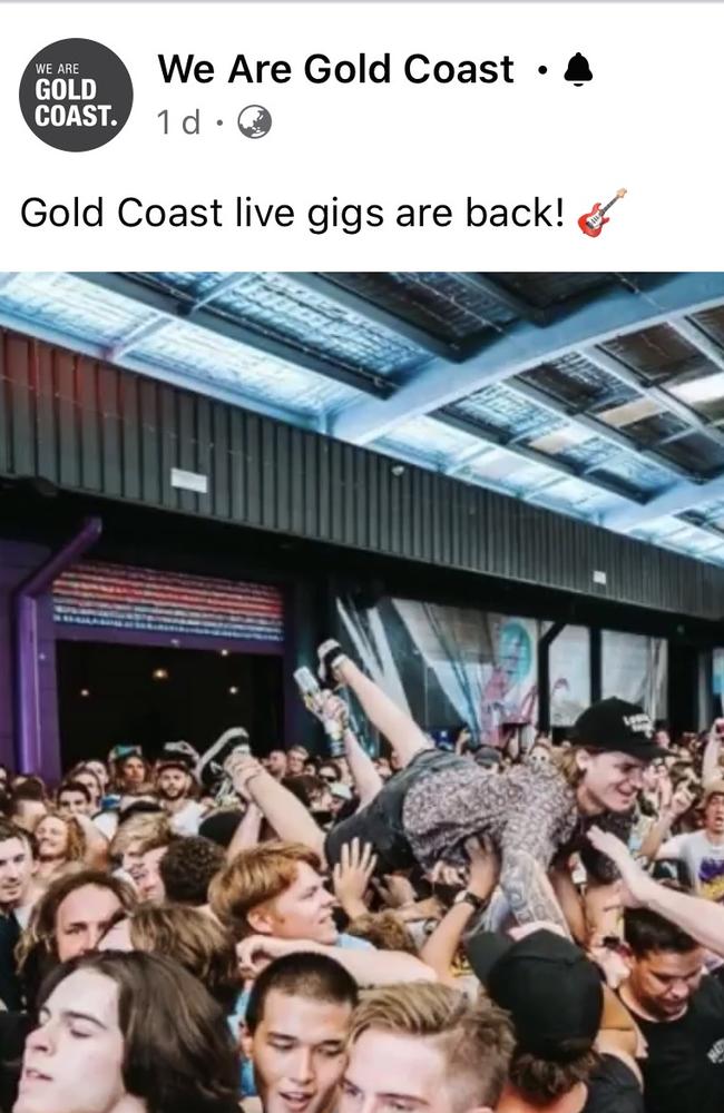 City of Gold Coast Facebook ad.