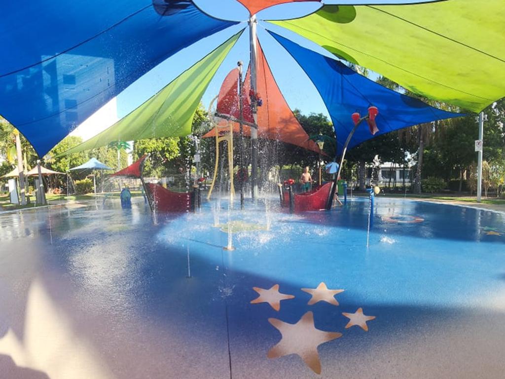 The kids' play space at the Bluewater Lagoon in Mackay. Picture: Bron Griffiths