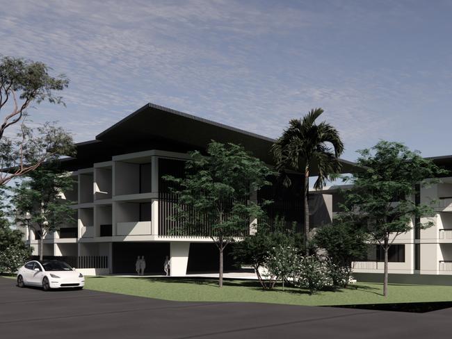 Design concept for state government funded build-to-rent development in East Lismore.