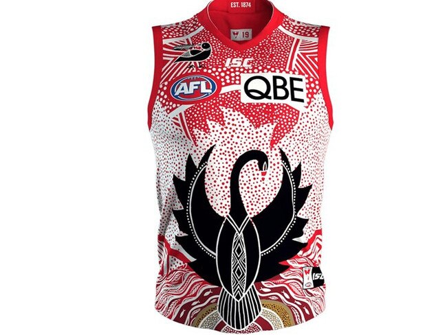 Sydney 2020 Sir Doug Nicholls Indigenous Round jumper.