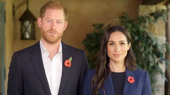 Prince Harry and Meghan Markle appear together in a video for the Global Ministerial Conference on Violence Against Children in Colombia on November 7