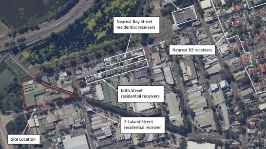 The residential areas that are near the proposed site. Picture: NSW Government