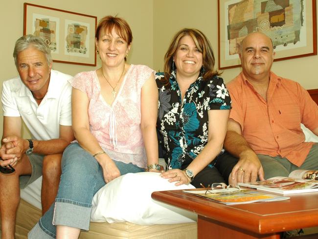 Robert and Julie Fento and Pat and Rita Sganga in Canberra in 2007