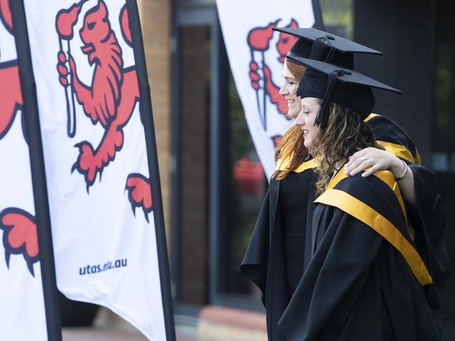 UTAS graduations held at the Hobart Grand Chancellor. Picture: LUKE BOWDEN