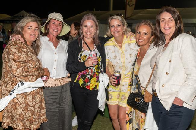 Melissa Fitzgerald, Sonja Swan, Belinda Van Kerkwyk, Sharnie Contor, Shae Woodley and Roberta Morris at Legends on the Lawn at Harrup Park Country Club.Picture: Michaela Harlow