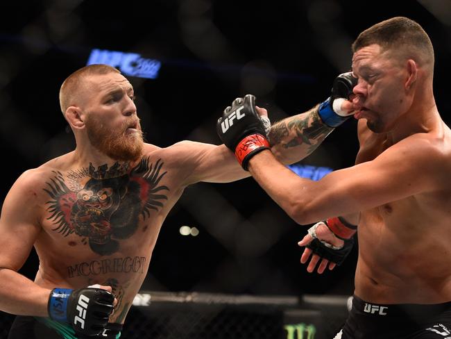 McGregor had learnt from their first fight not to take Diaz to ground.