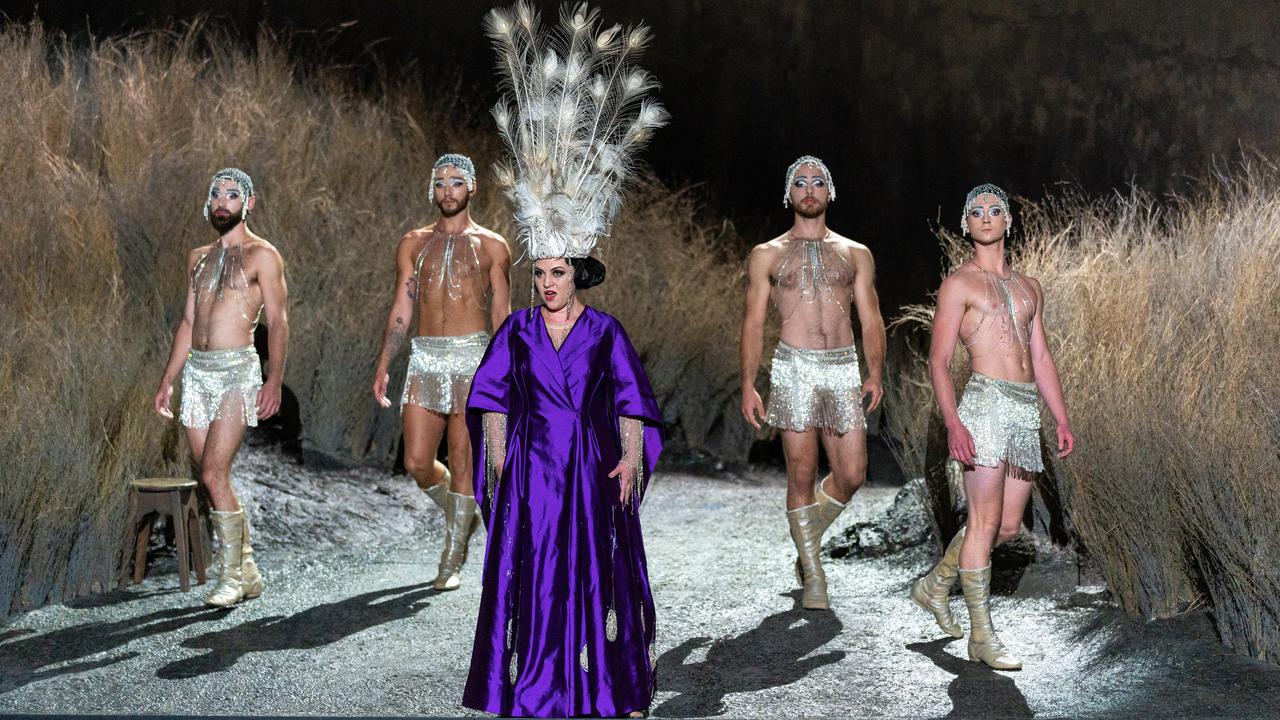 Adelaide Festival 2022. The Golden Cockerel – Venera Gimadieva as the Queen of Chemakha with her dancers. Picture: Andrew Beveridge, supplied