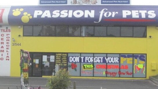 The former Passion for Pets store in Carrum Downs.