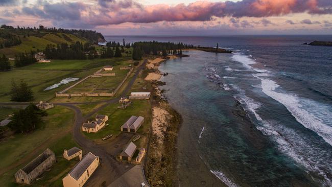 Kingston on Norfolk Island.