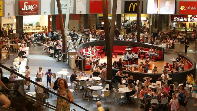 Robina Town Centre's Food Court. Picture by Scott Fletcher.