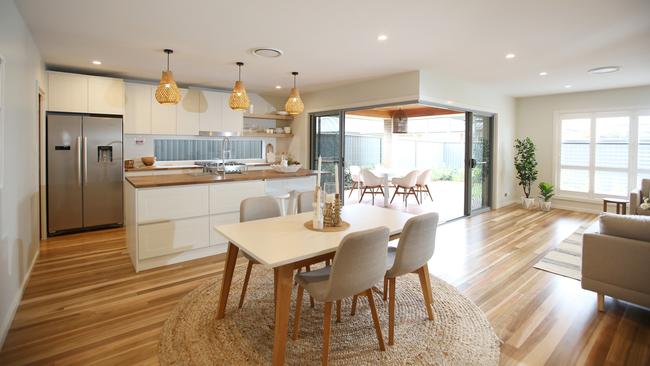 Outdoor entertaining is a breeze with the alfresco area positioned next to the kitchen and living areas.