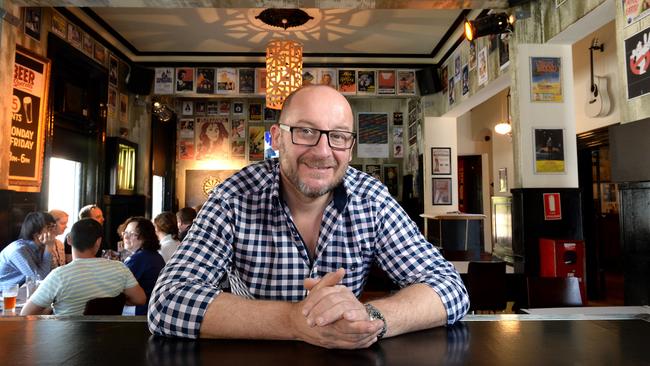 Former Edinburgh Castle owner Tony Bond at the pub in 2014. Picture: Campbell Brodie.