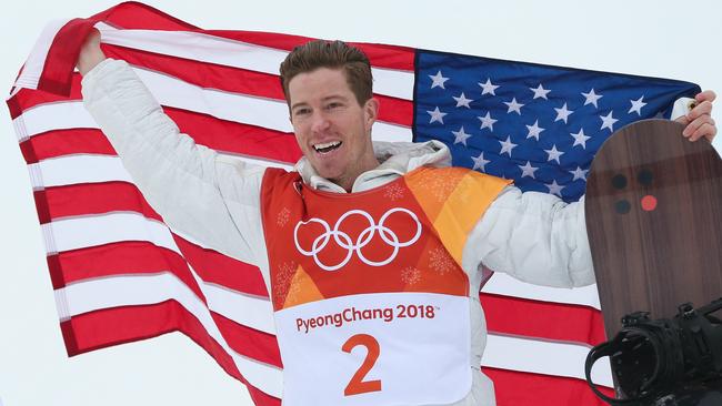 Shaun White could become just the sixth person in history win medals at the Summer and Winter Games. Picture: Getty