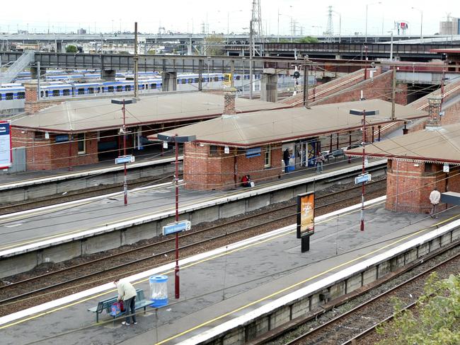 The girls were dumped at North Melbourne train station like pieces of rubbish.