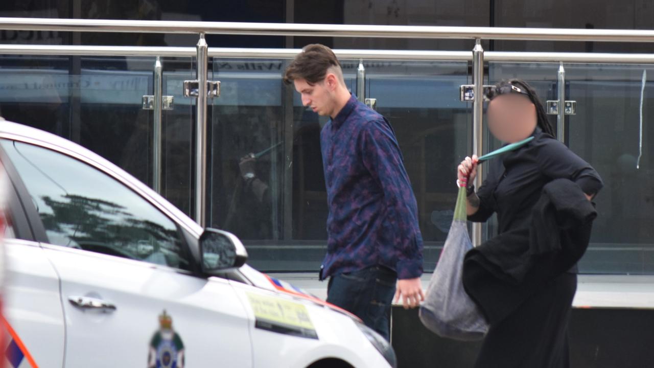 Toowoomba tradesman Campbell Jonathon Zupp walks free from Toowoomba District Court on June 22, after he plead guilty to assaulting his former girlfriend twice. Picture: News Regional Media Picture: News Regional Media