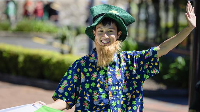 Prince Lo in the Darling Downs Irish Club St Patrick's Day parade, Sunday, March 16, 2025. Picture: Kevin Farmer