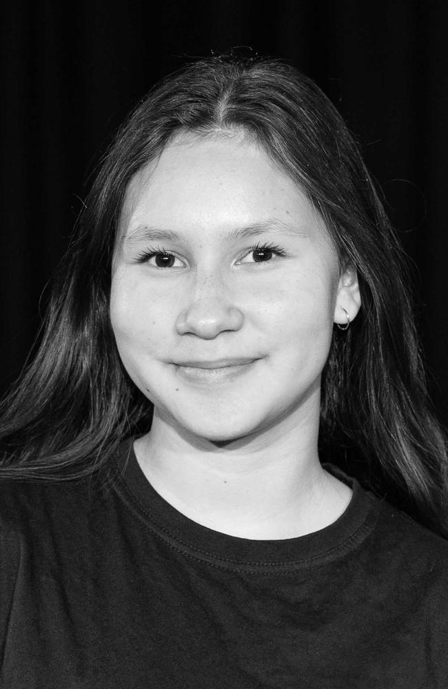 Zara Kan from Queensland Academies Creative Industries The Addams Family musical cast.