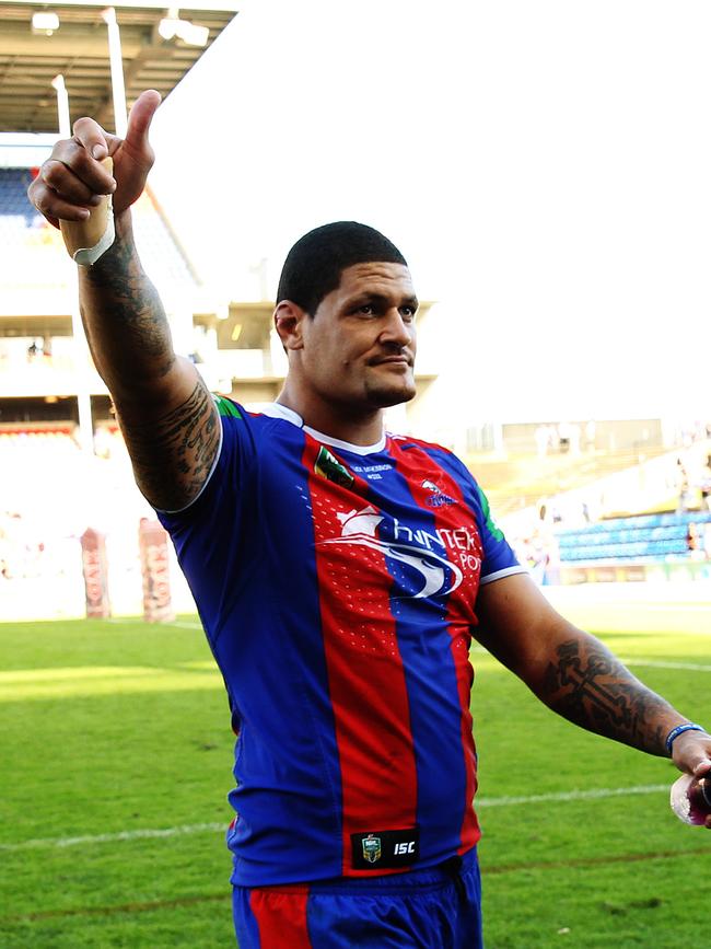 Willie Mason also played for the Newcastle Knights. Picture: Brett Costello