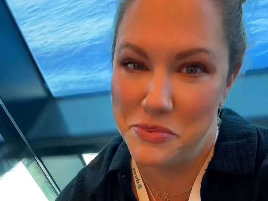 She was a cruise director for many years but now travels as the spouse of a crew member.