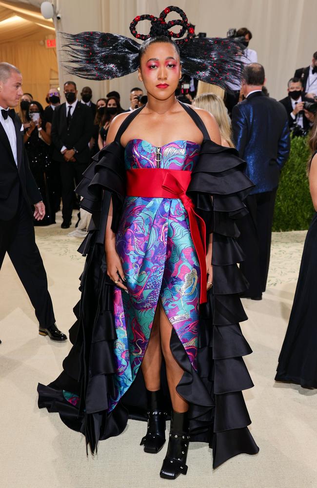 Tennis star and Gala co-chair Naomi Osaka. Picture: Theo Wargo/Getty Images/AFP