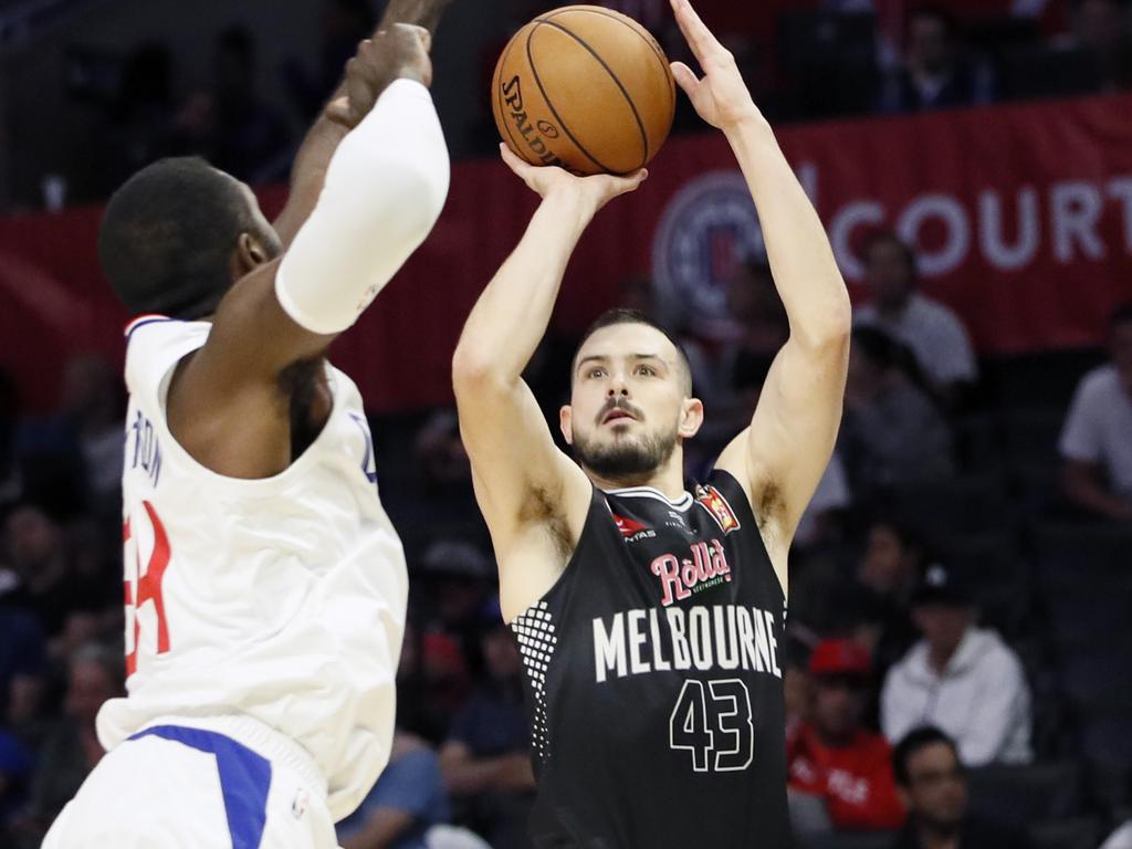 Goulding launches against the Clippers in 2019. Picture: Getty Images