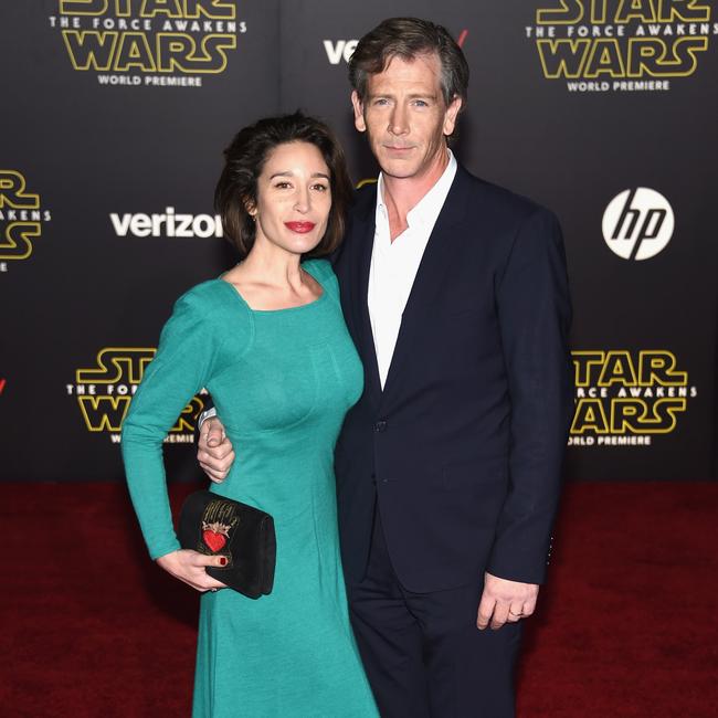 Emma Forrest and her ex-husband, actor Ben Mendelsohn. Picture: Ethan Miller/Getty Images