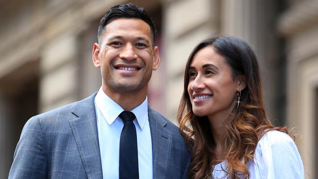 Israel Folau and wife Maria could be ready to resume their respective careers in Australia.