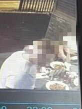 A CCTV still of a diner who allegedly didn’t pay their bill at the pizzeria.