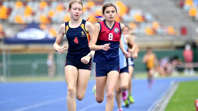 QGSSSA private schoolgirl track and field championship. Thursday September 15, 2022. Picture, John Gass